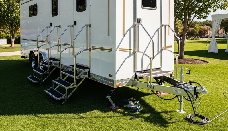 Bathroom trailer rentals in Anaheim